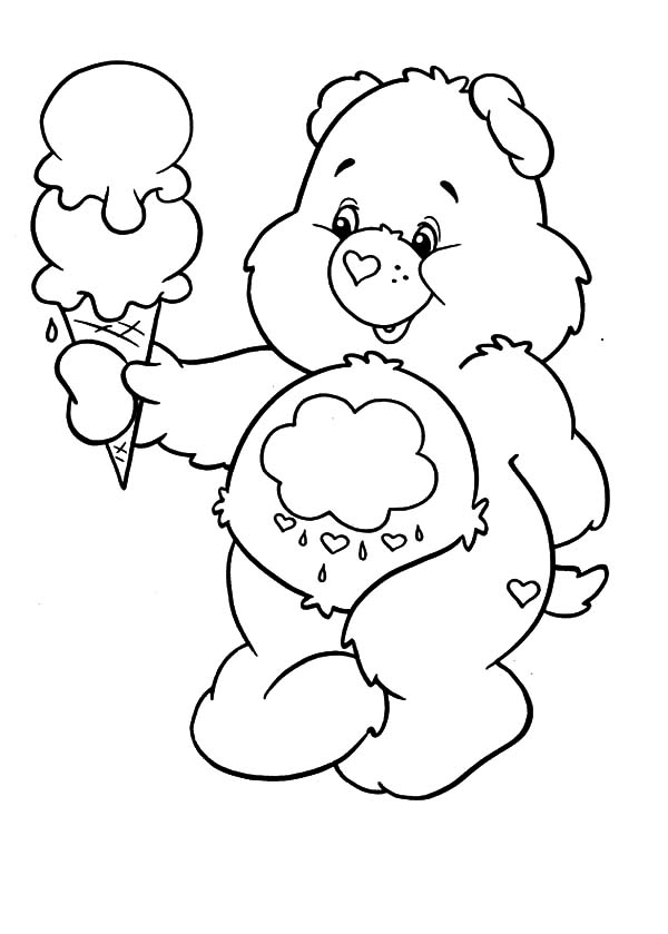 ice cream coloring pages for kids - photo #32