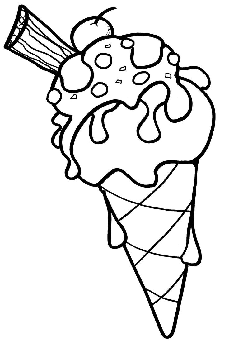 ice cream coloring pages for kids - photo #16