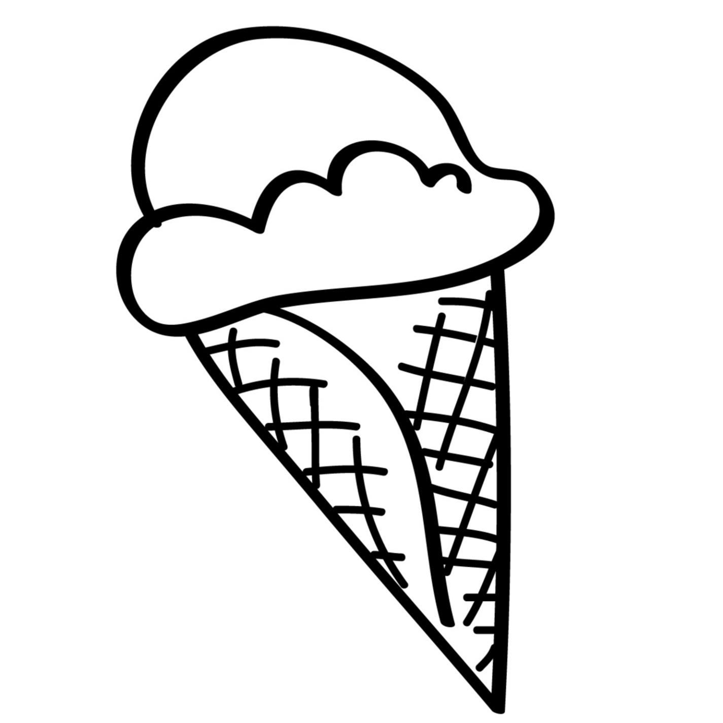 Printable Ice Cream Coloring Pages