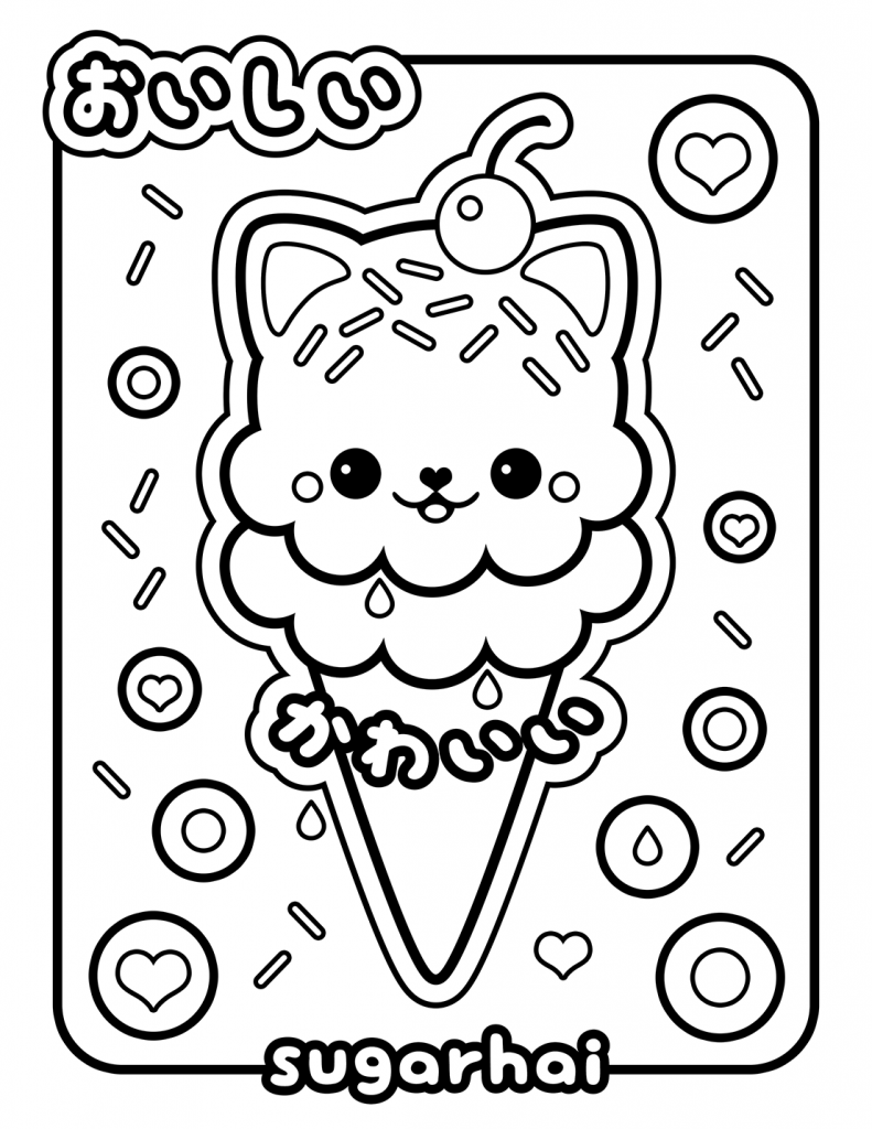 Free Printable Ice Cream Coloring Pages For Kids