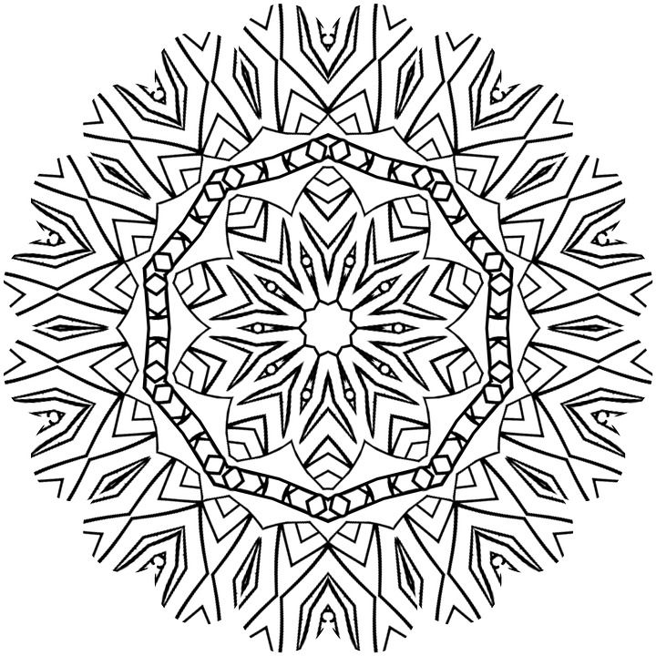 Free Printable Abstract Coloring Pages Adults Designs Benefits