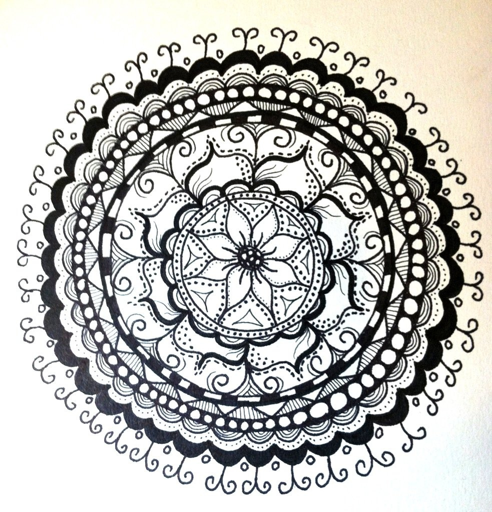 mandala coloring pages complicated song - photo #4