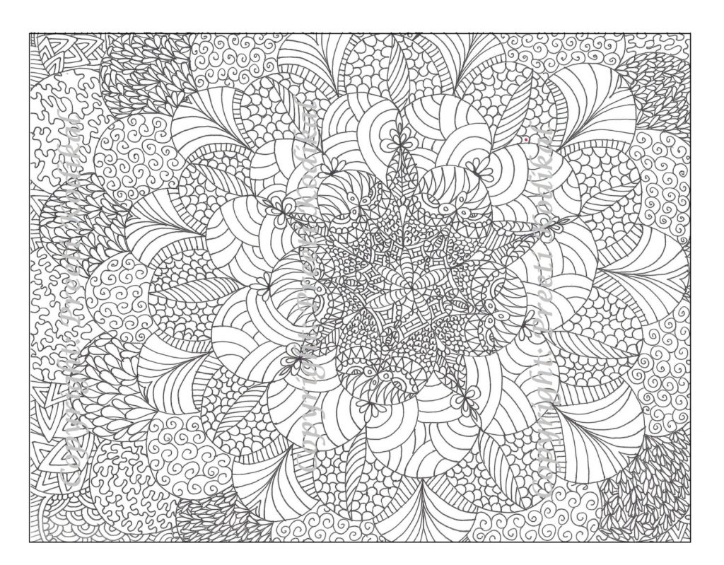 abstract coloring book pages for adults - photo #11