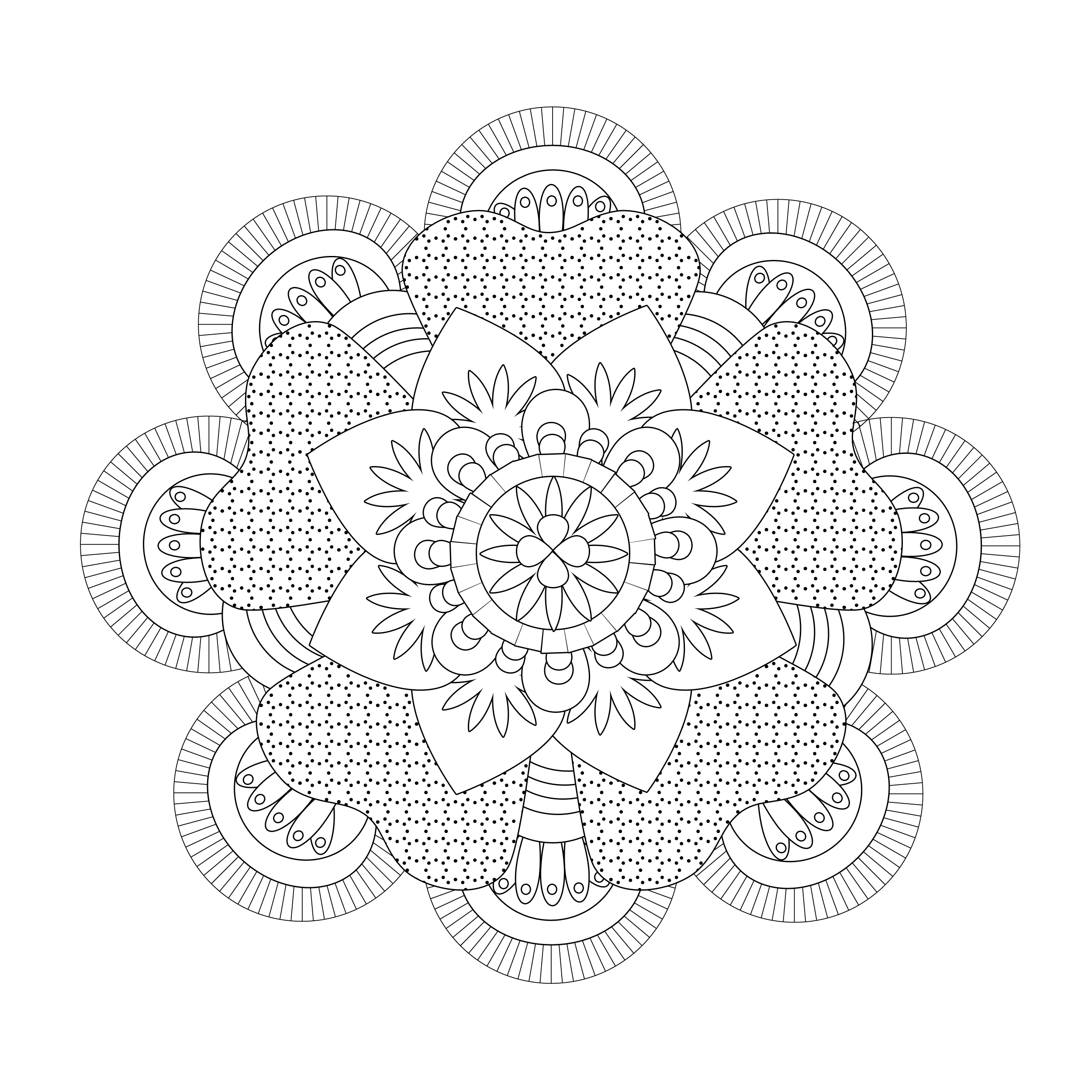 Free Printable Mandala Coloring Pages For Adults - Best Coloring Pages