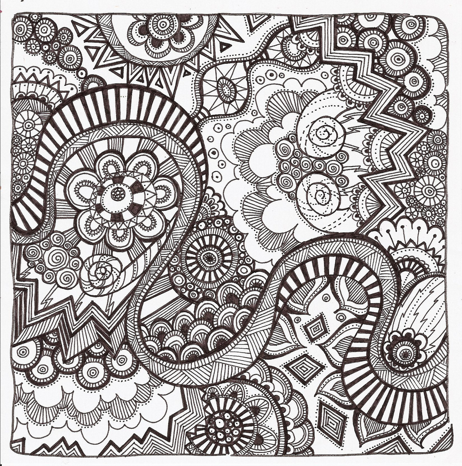 zendoodle coloring pages free - photo #40