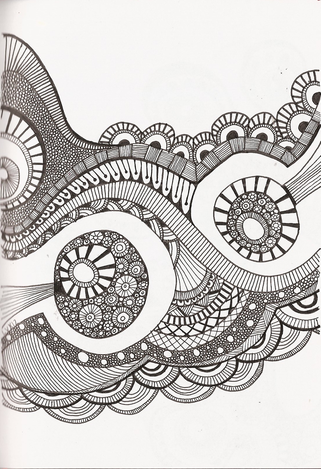 Free Printable Zentangle Coloring Pages for Adults