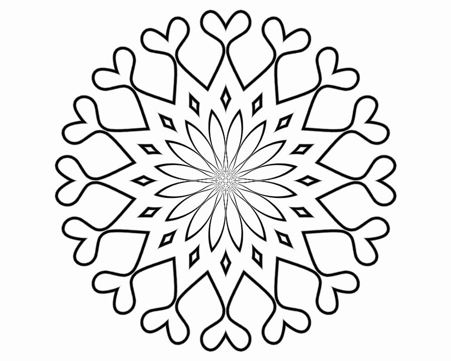 mandalas art coloring pages - photo #32