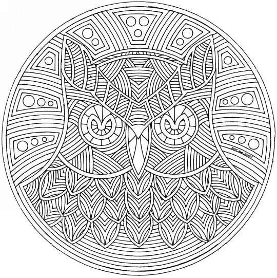 mandalas coloring pages for kids printable - photo #35