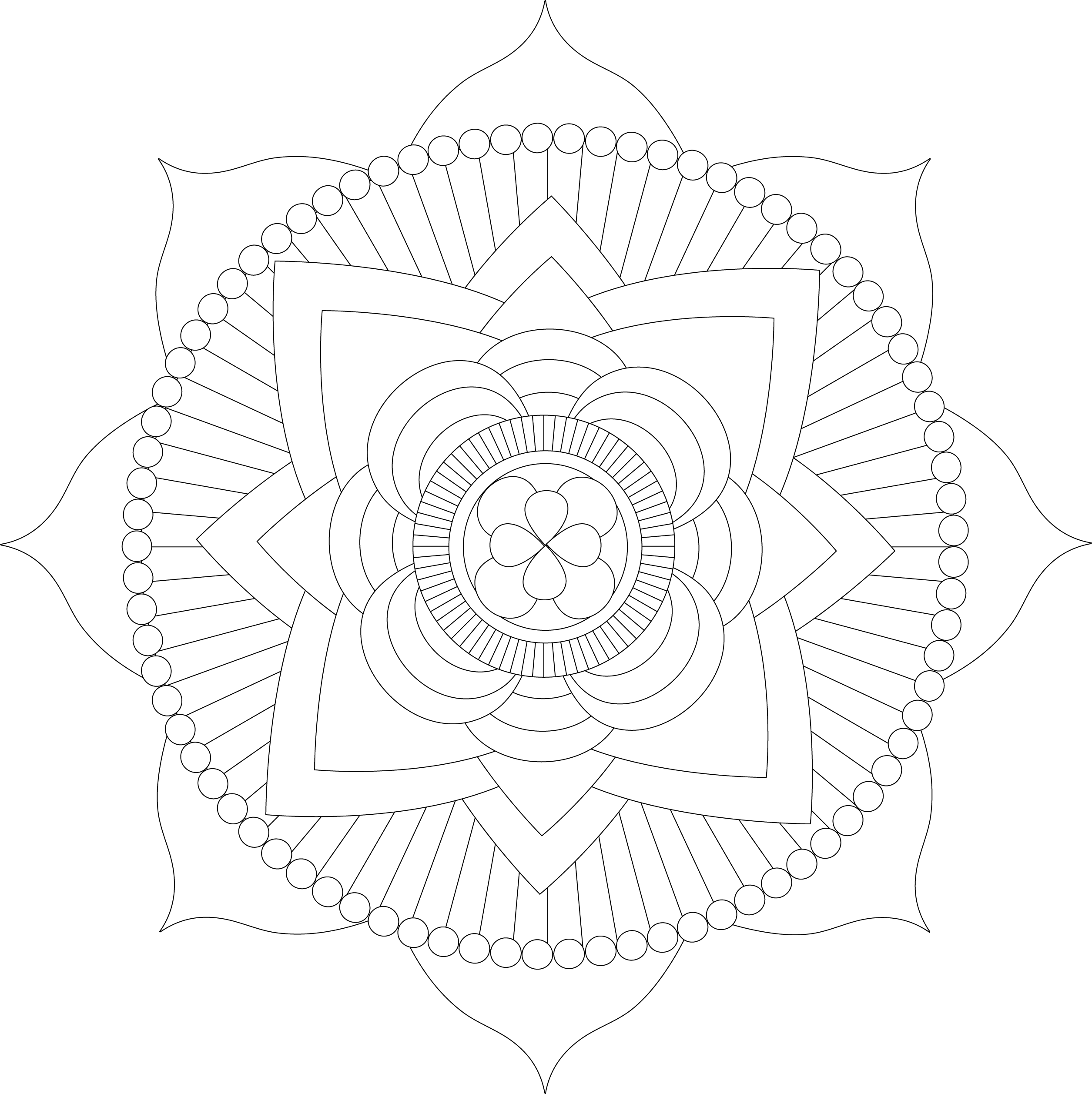 Free Printable Mandala Coloring Pages For Adults - Best Coloring Pages