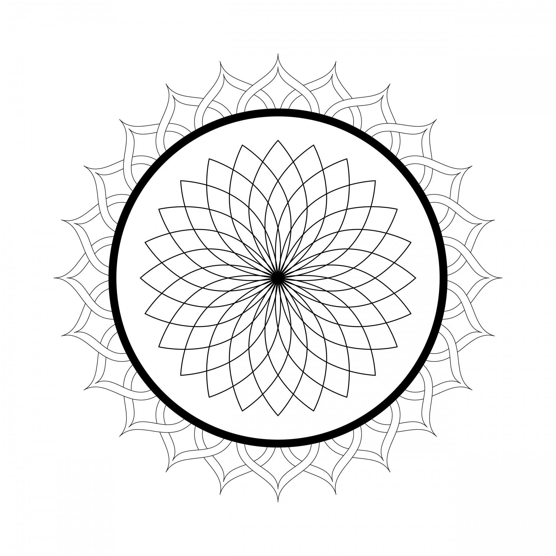 Free Printable Mandala Coloring Pages For Adults   Best Coloring Pages ...