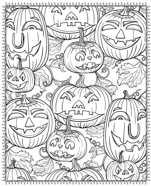 halloween coloring pages adults - photo #2