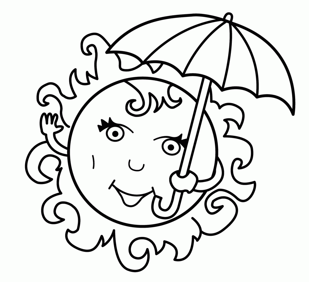 Download Free Printable Summer Coloring Pages for Kids!