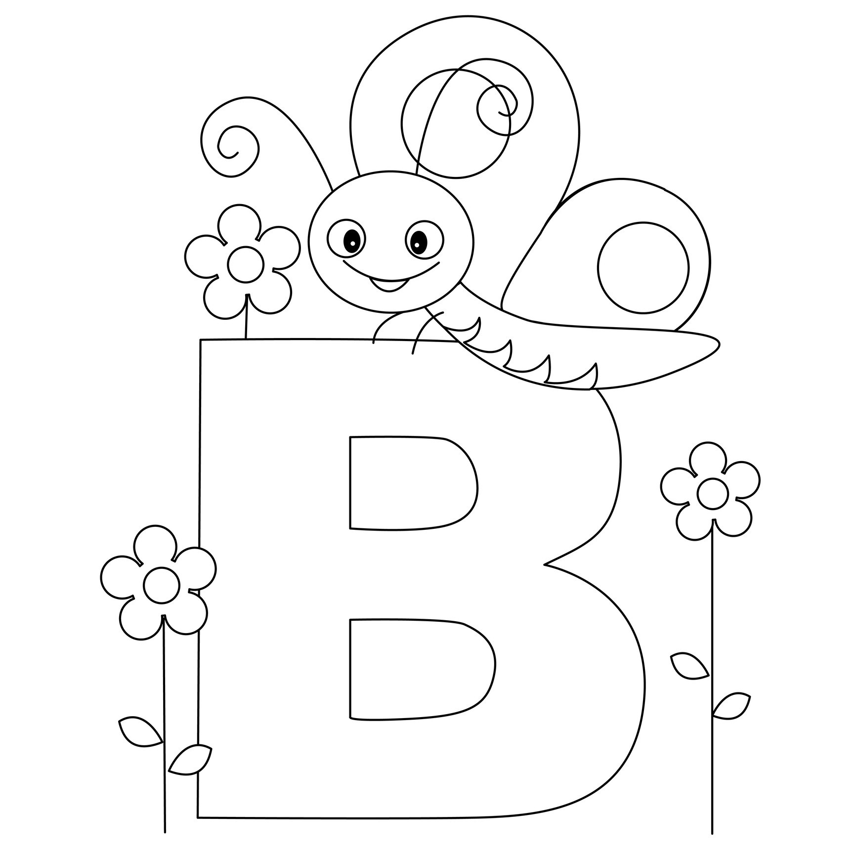 abc letter coloring pages - photo #4