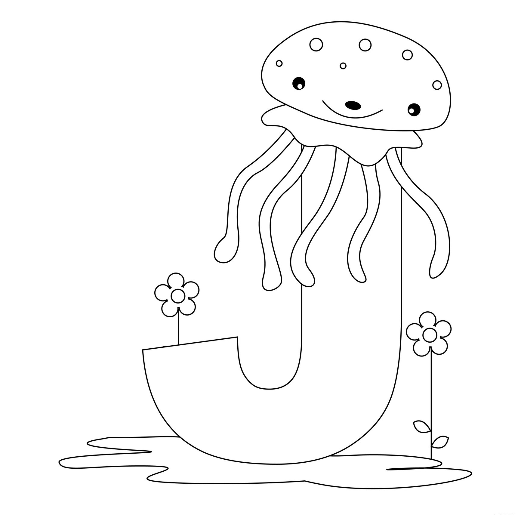 abc letter coloring pages - photo #27