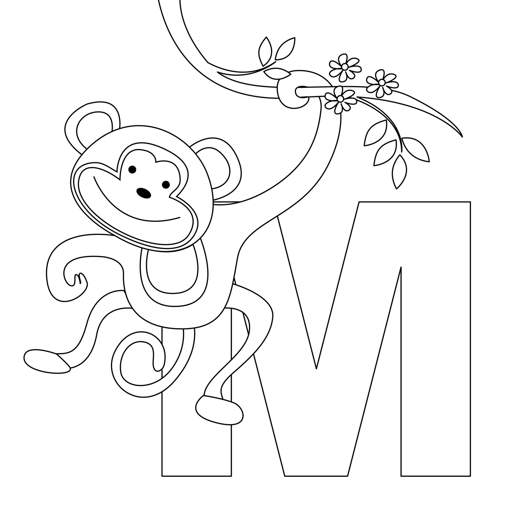 abc coloring pages for toddlers - photo #7