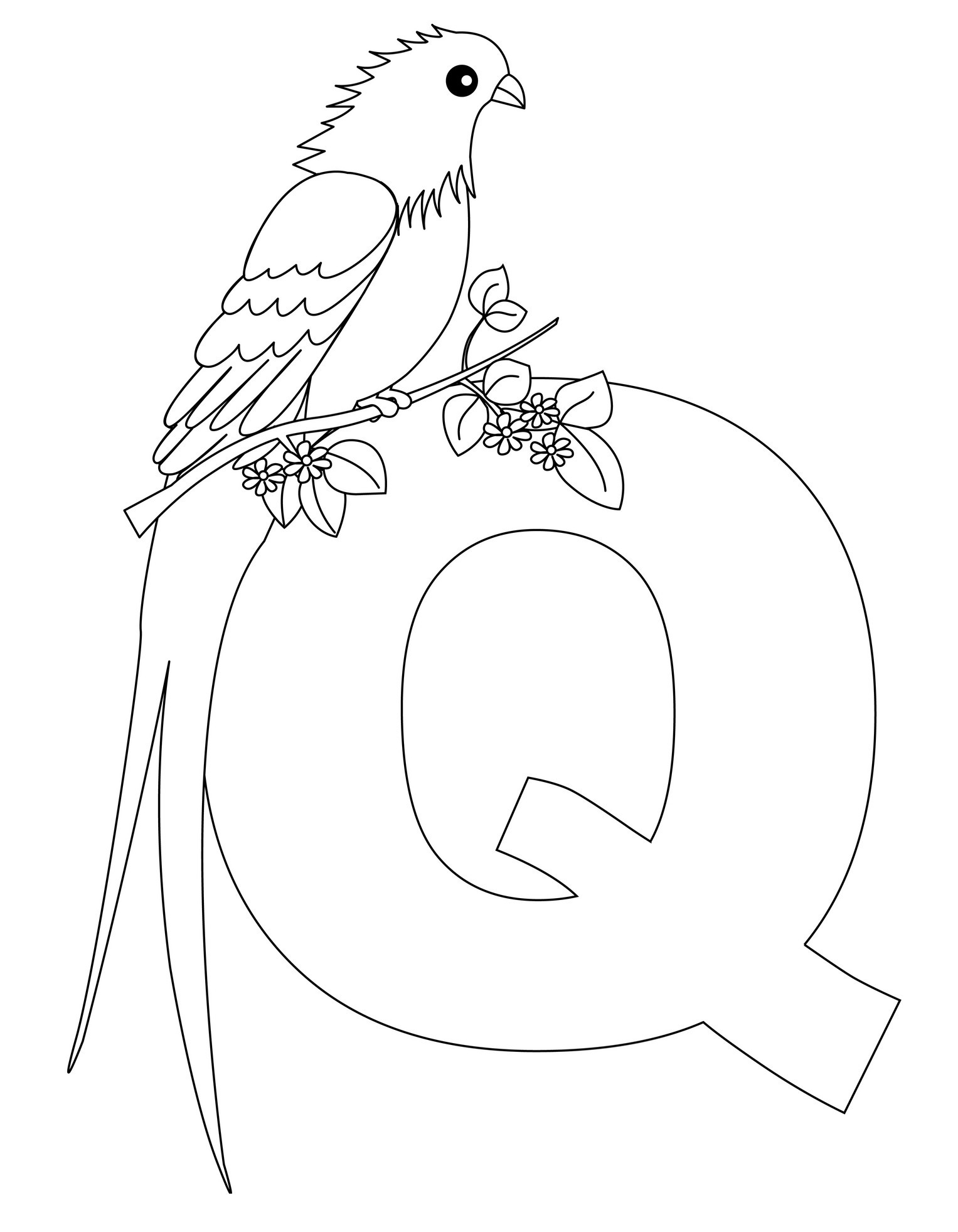 q coloring pages - photo #18