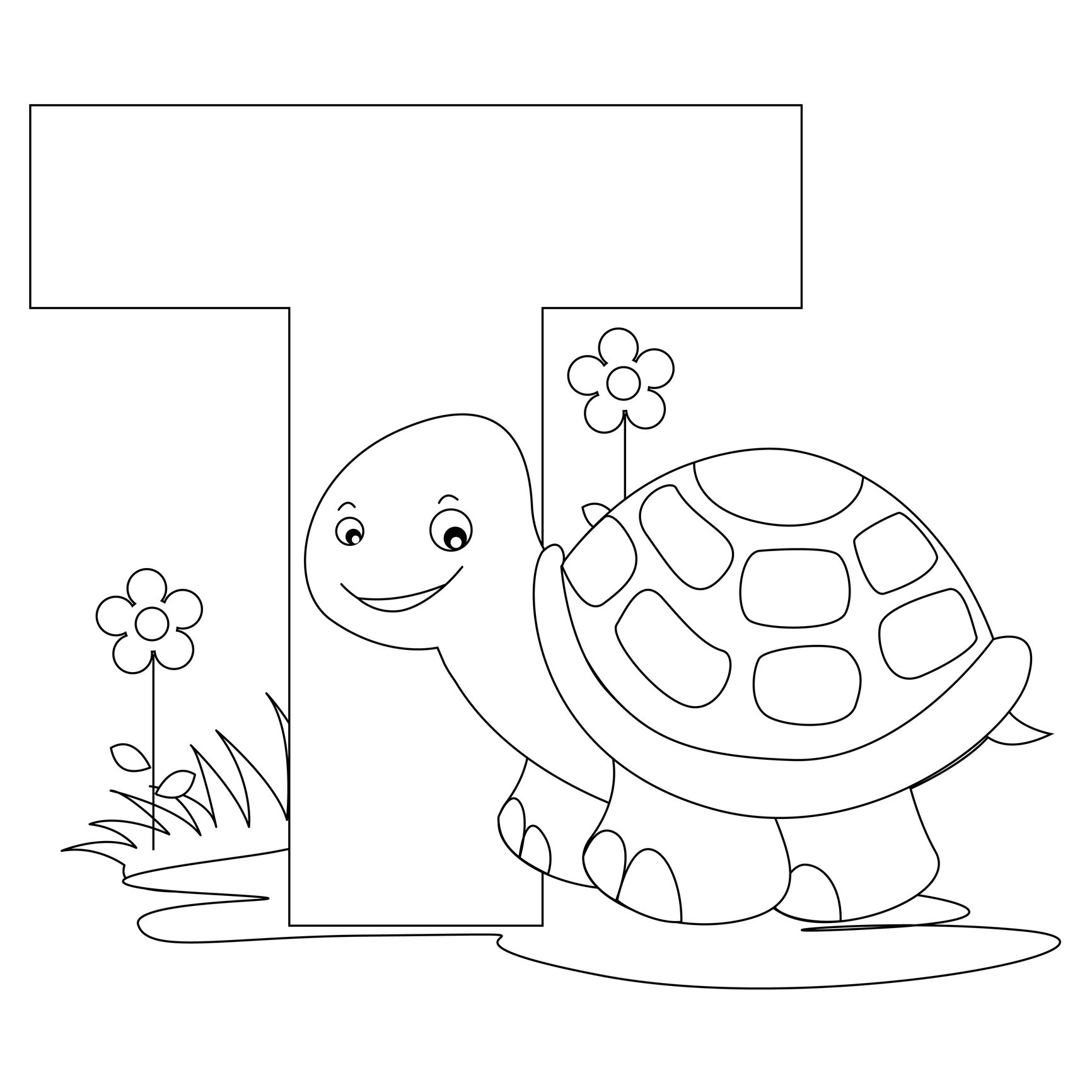 abc coloring pages games for kids - photo #7