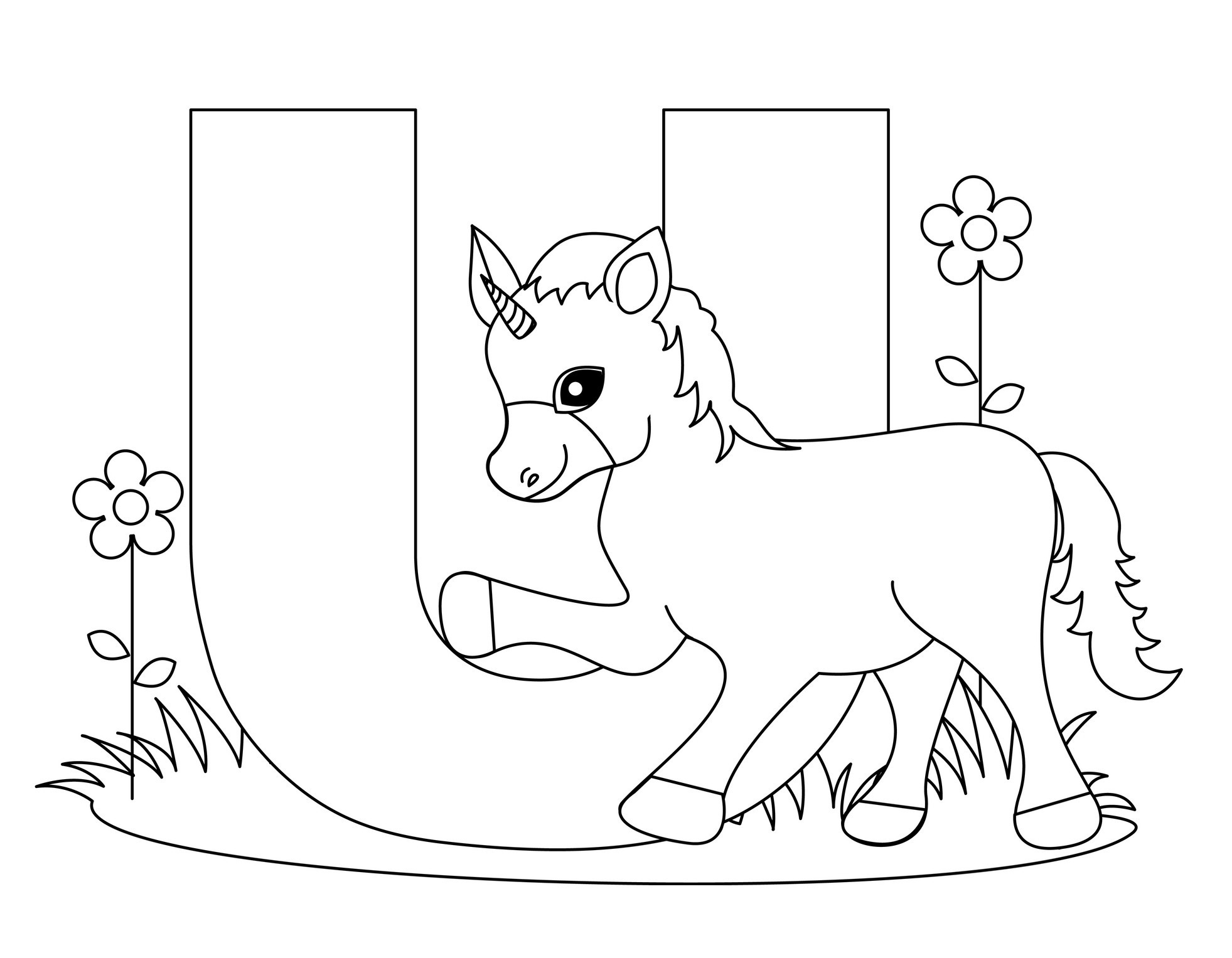 abc coloring pages for kids - photo #7