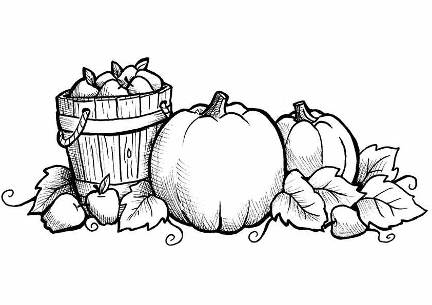 fall coloring book pages - photo #10