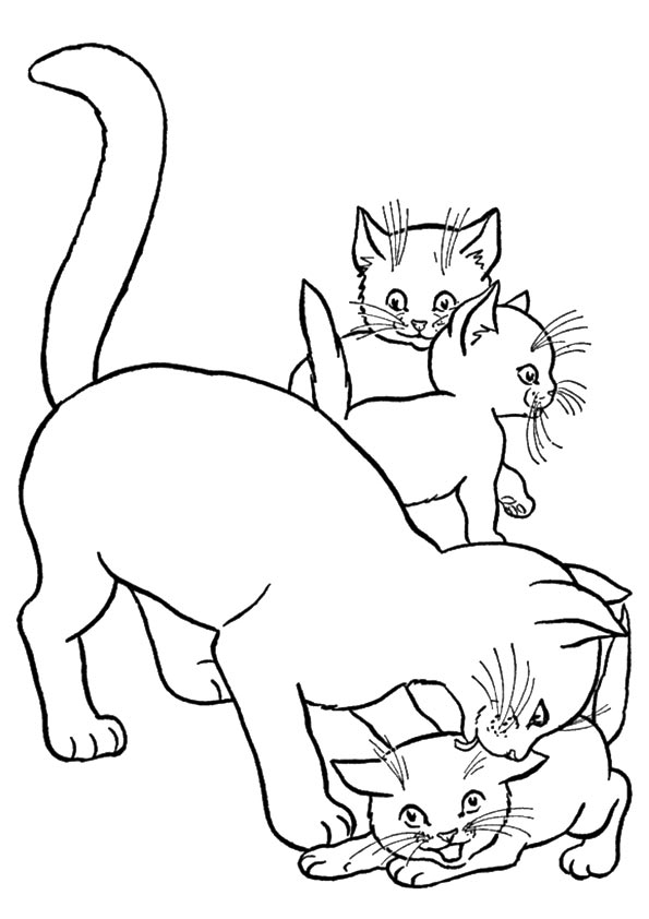 Free Printable Kitten Coloring Pages For Kids - Best Coloring Pages For