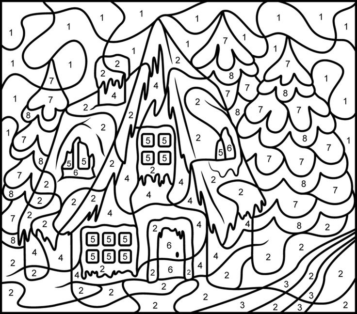 Free Printable Color by Number Coloring Pages - Best Coloring Pages For