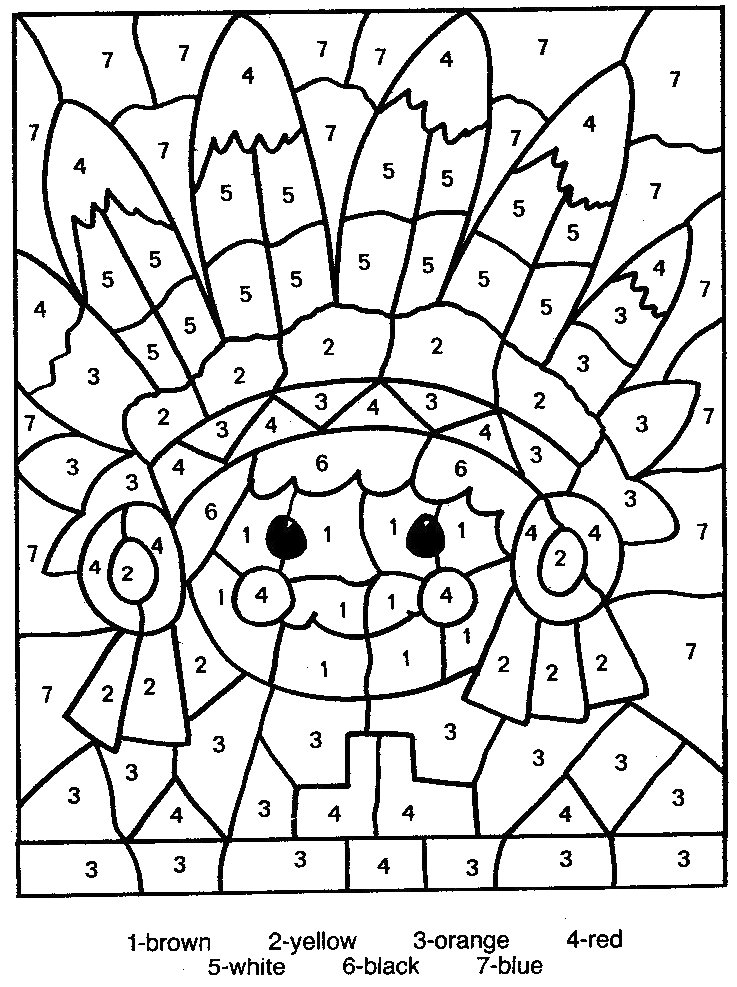 Free Printable Color by Number Coloring Pages - Best Coloring Pages For Kids