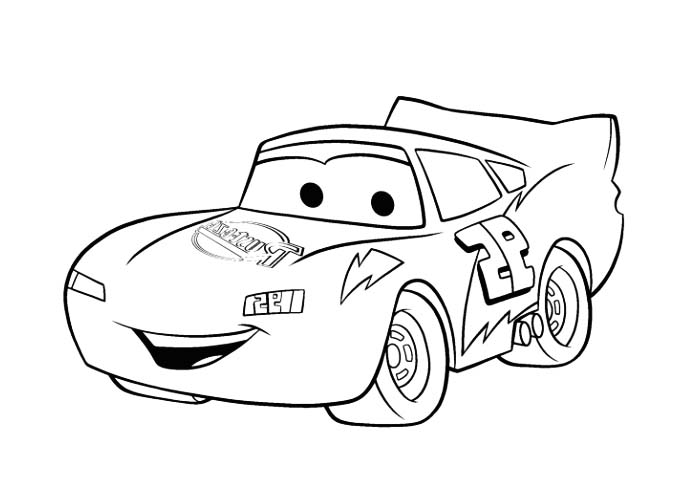 Free Printable Lightning McQueen Coloring Pages for Kids