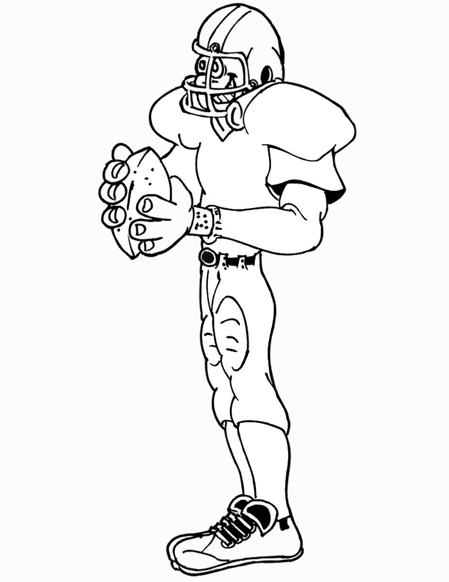 24+ Football Player Coloring Pages