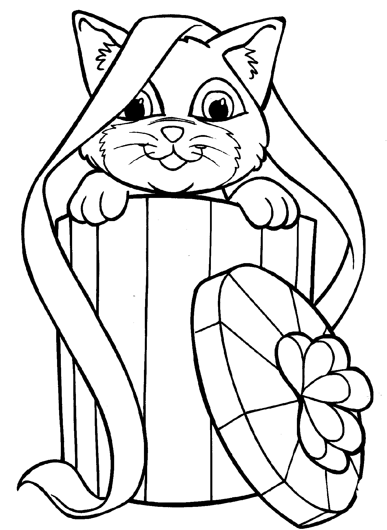 10  Kitten Coloring Pages to Print