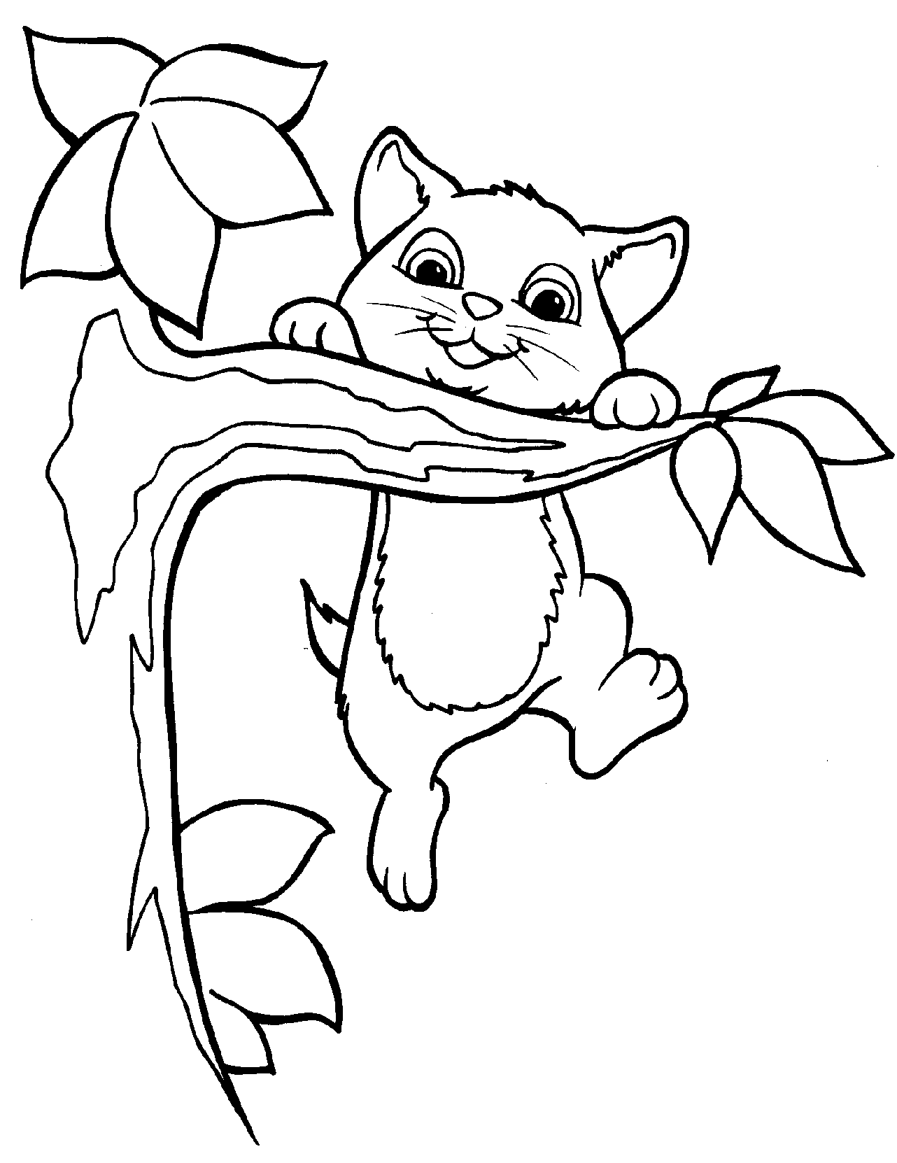 Free Printable Kitten Coloring Pages For Kids - Best Coloring Pages For