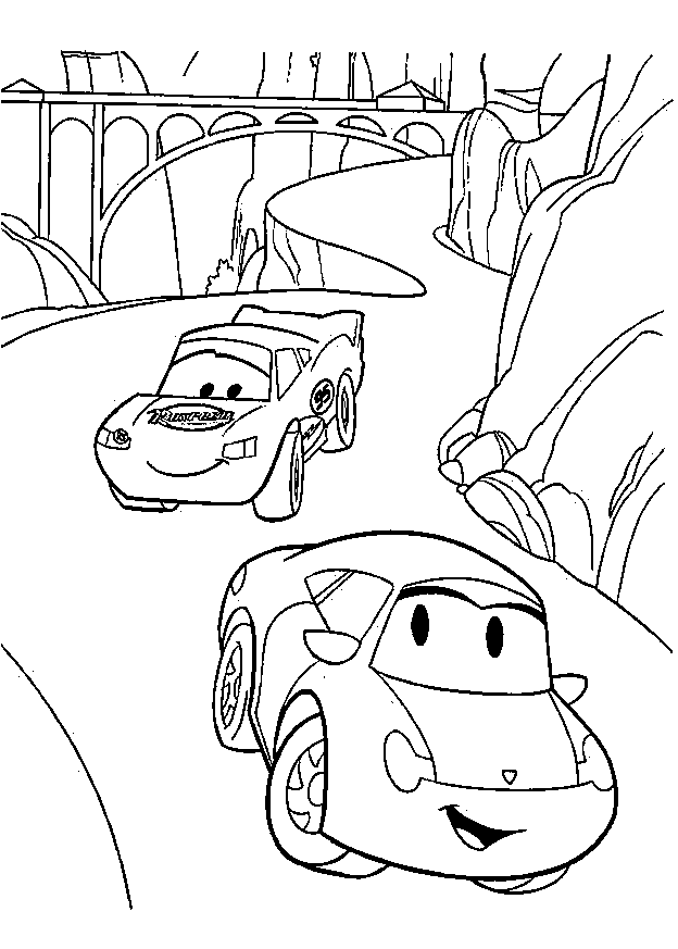 Free Printable Lightning McQueen Coloring Pages for Kids