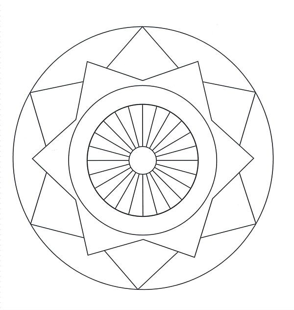 mandalas coloring pages for kids printable - photo #5