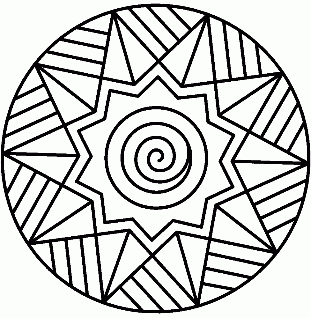 mandala coloring pages for boys - photo #3