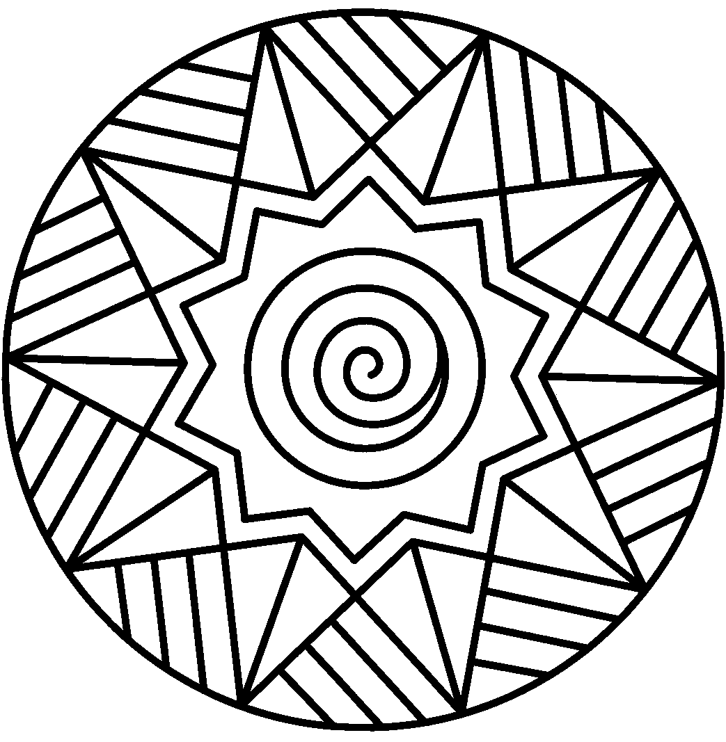 mandala coloring pages to print - photo #1