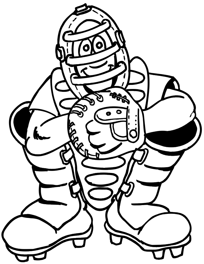 Baseball Coloring Pages Free Printable Printable Template
