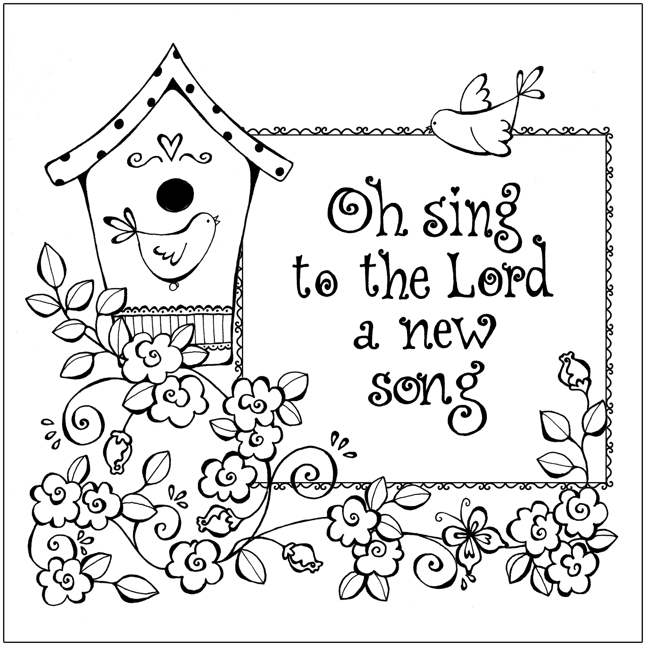 Lovely Free Bible Coloring Pages for toddlers