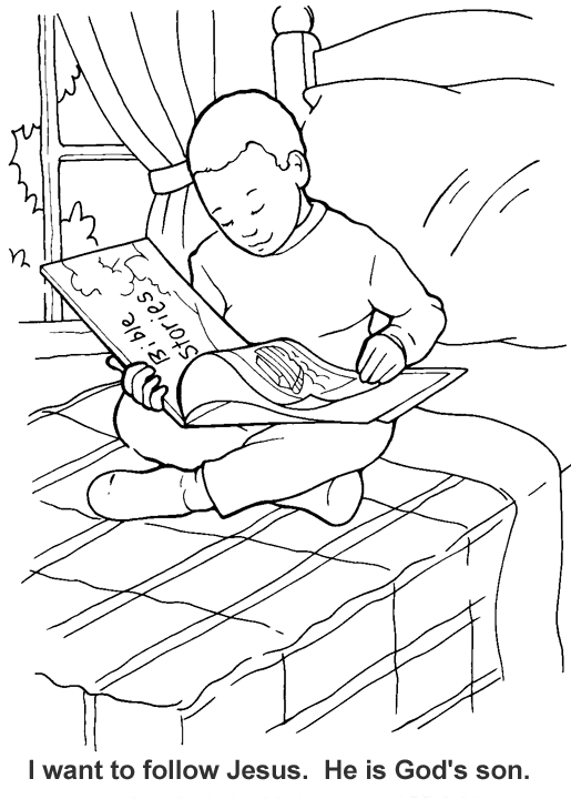 Prayers Coloring Page