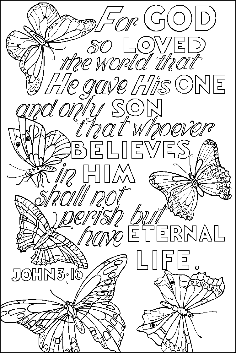 christian coloring pages