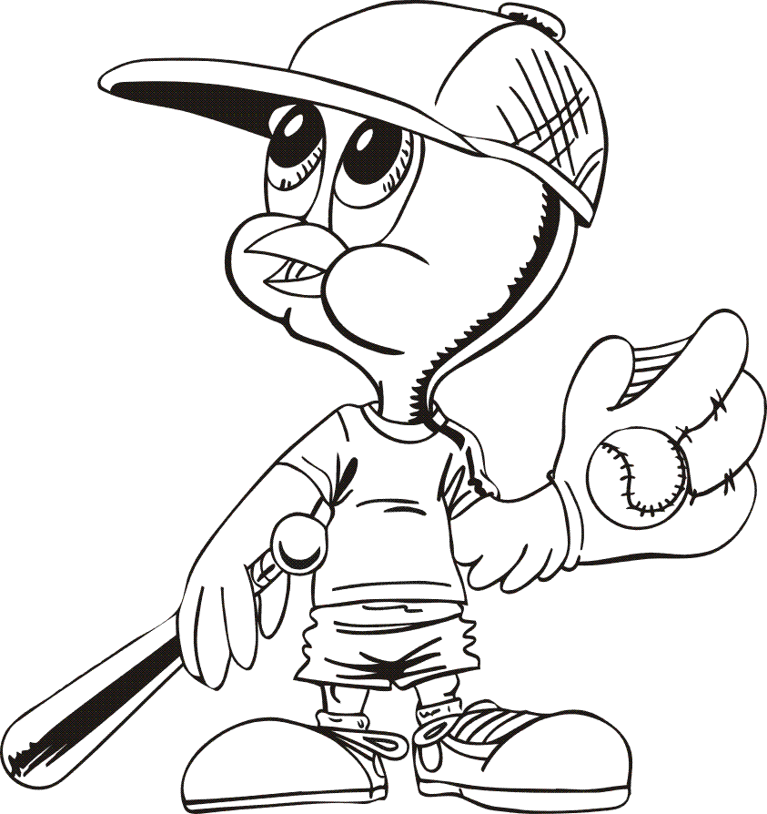 Free Printable Baseball Coloring Pages for Kids - Best ...