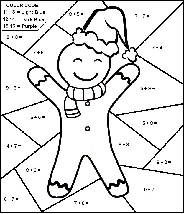 Free Printable Math Coloring Pages for Kids  Best 