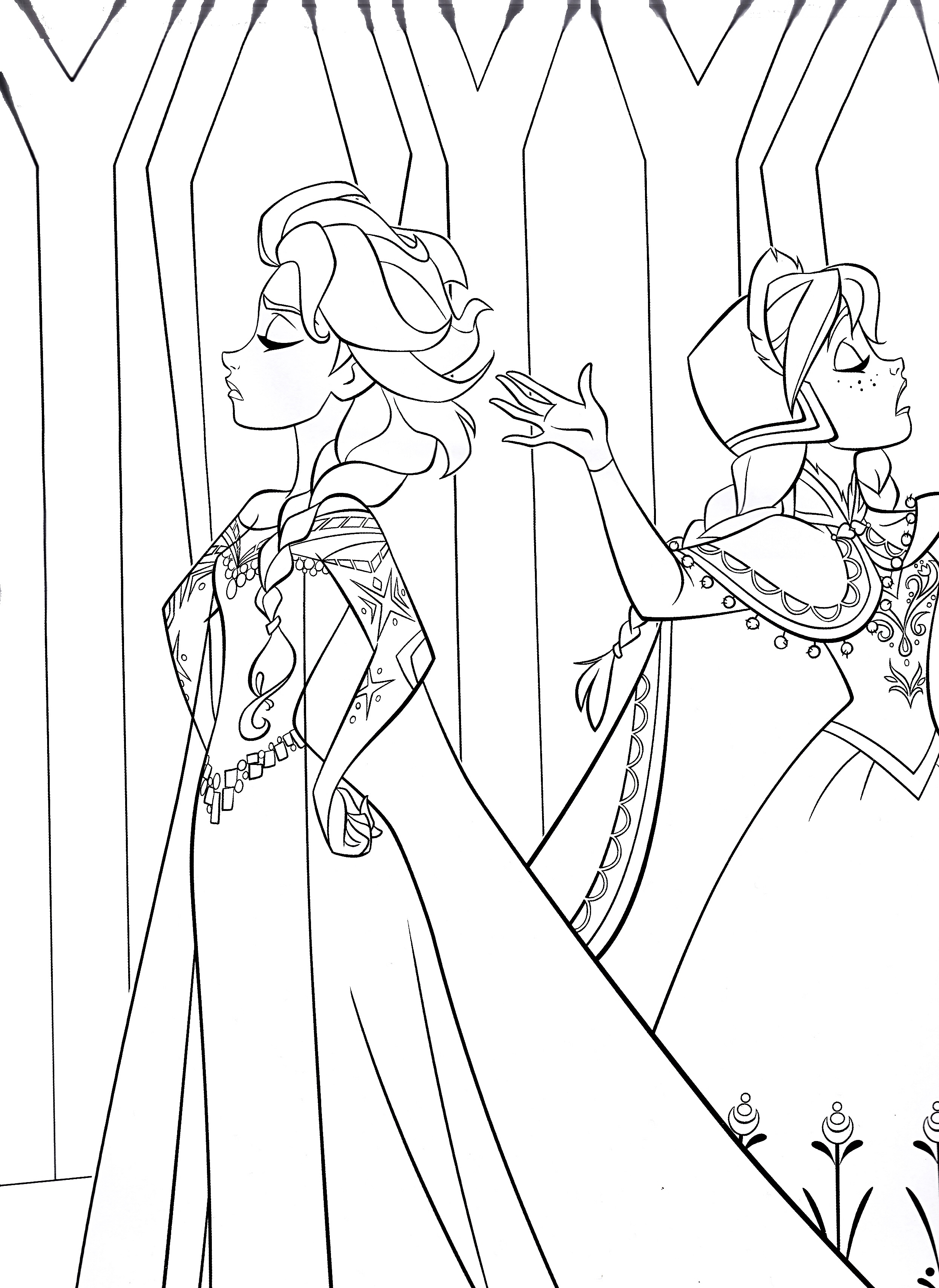 Free Printable Frozen Coloring Pages for Kids - Best Coloring Pages For