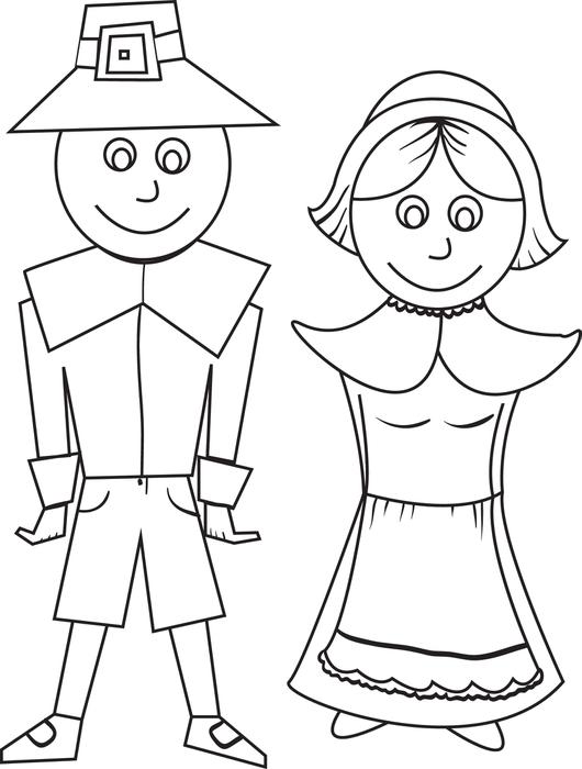 Free Printable Pilgrim Coloring Pages for Kids - Best Coloring Pages