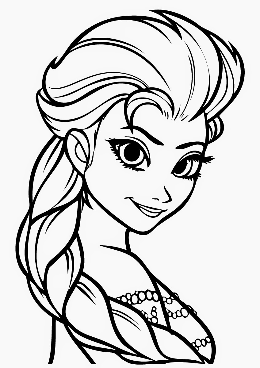 Elsa Coloring Free