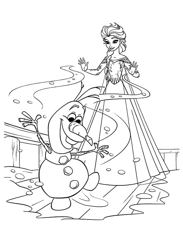 Free Printable Elsa Coloring Pages for Kids Best