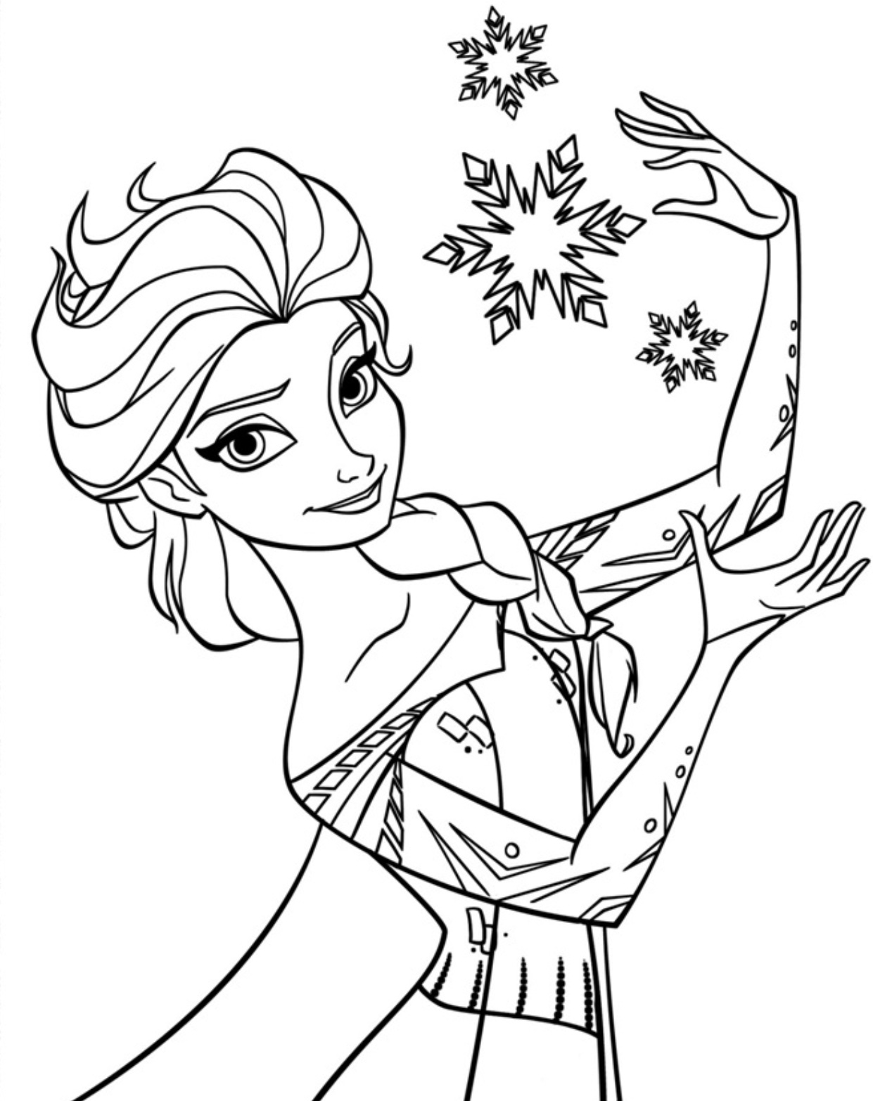 Free Printable Elsa Coloring Pages for Kids - Best Coloring Pages For Kids