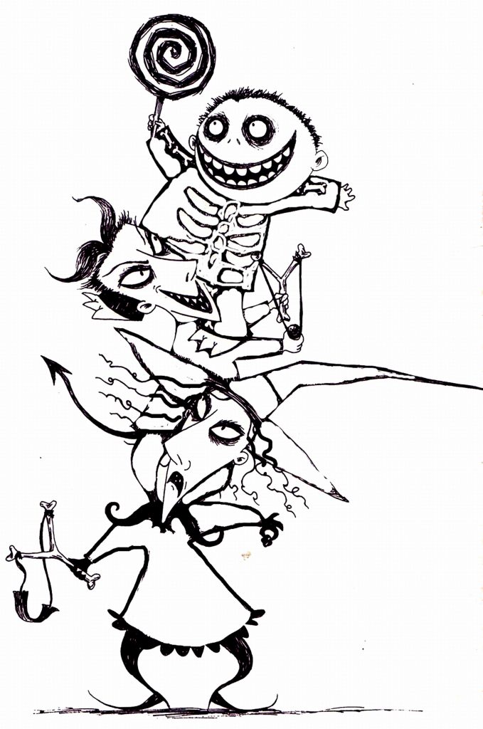 Free Printable Nightmare Before Christmas Coloring Pages - Best