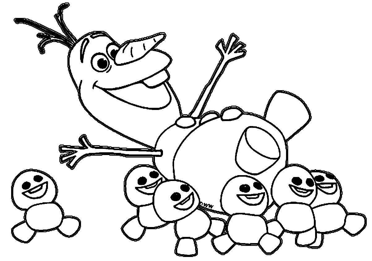 olaf coloring pages printable - photo #10