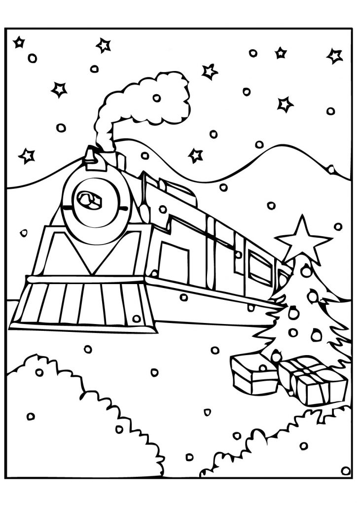 Free Polar Express Coloring Sheets