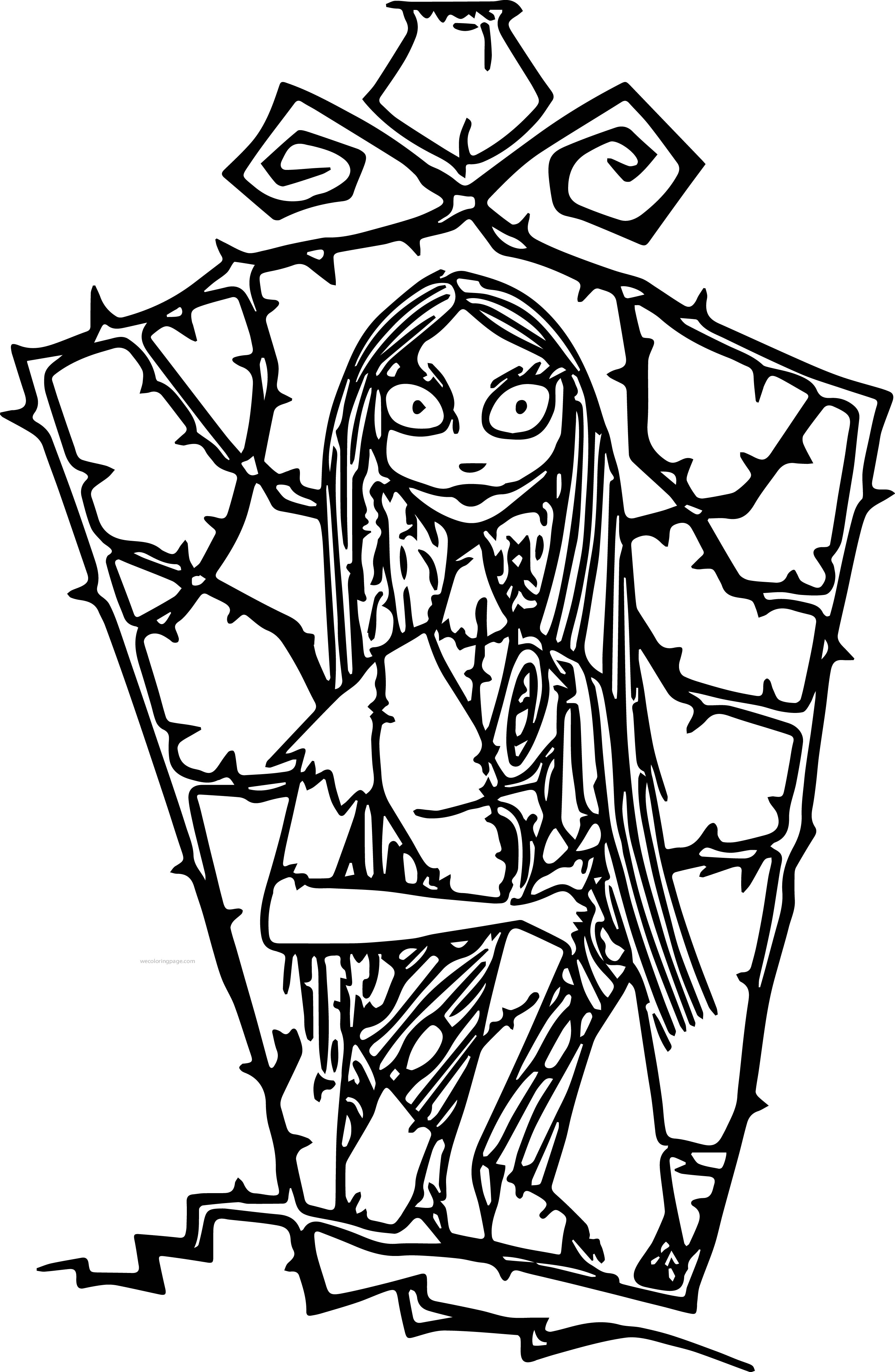 jack the nightmare before christmas coloring pages - photo #27