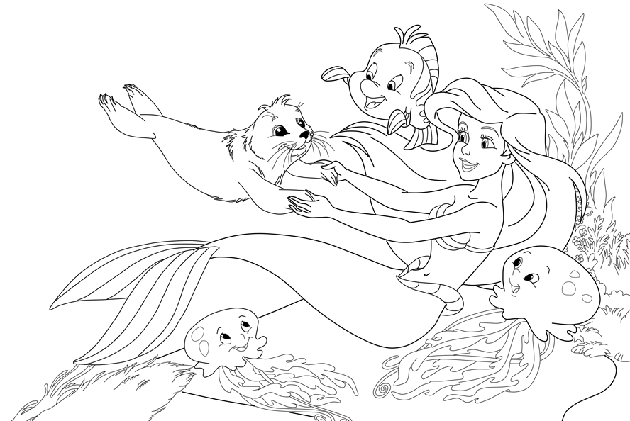 Ariel Coloring Pages Best Coloring Pages For Kids